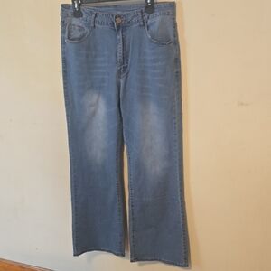 Classic Straight-Leg Blue Jeans